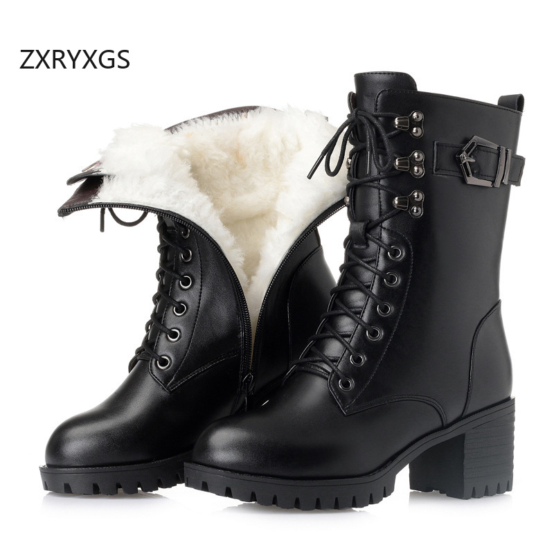 Crossfit Youtube - ZXRYXGS In-Tube-Stiefel mit Kreuzriemen und seitlichem