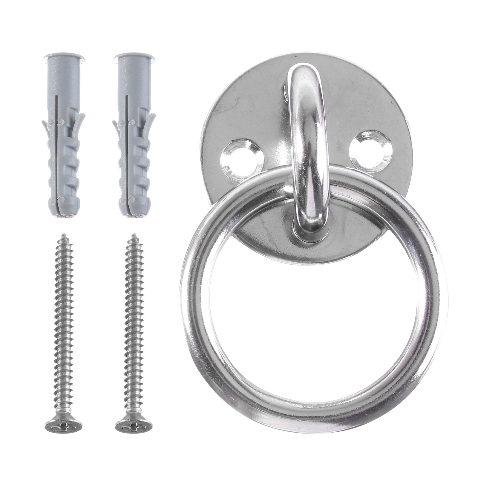Battle Rope Anchor - 1 Set Robuste Geschweißte Stahl-Wandhalterung für