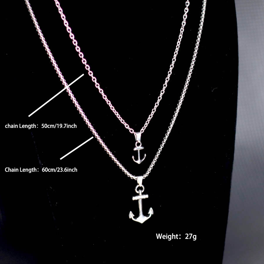 Hiphop Anker Halskette Für Män – Battle Rope Anchor Bewertung und Preis
