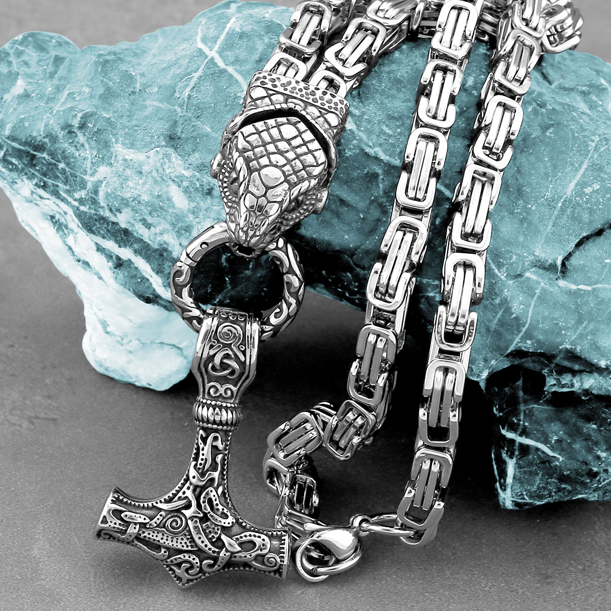 Nordic Odin Schlange Kopf Hals – Battle Rope Anchor Bewertung und Preis