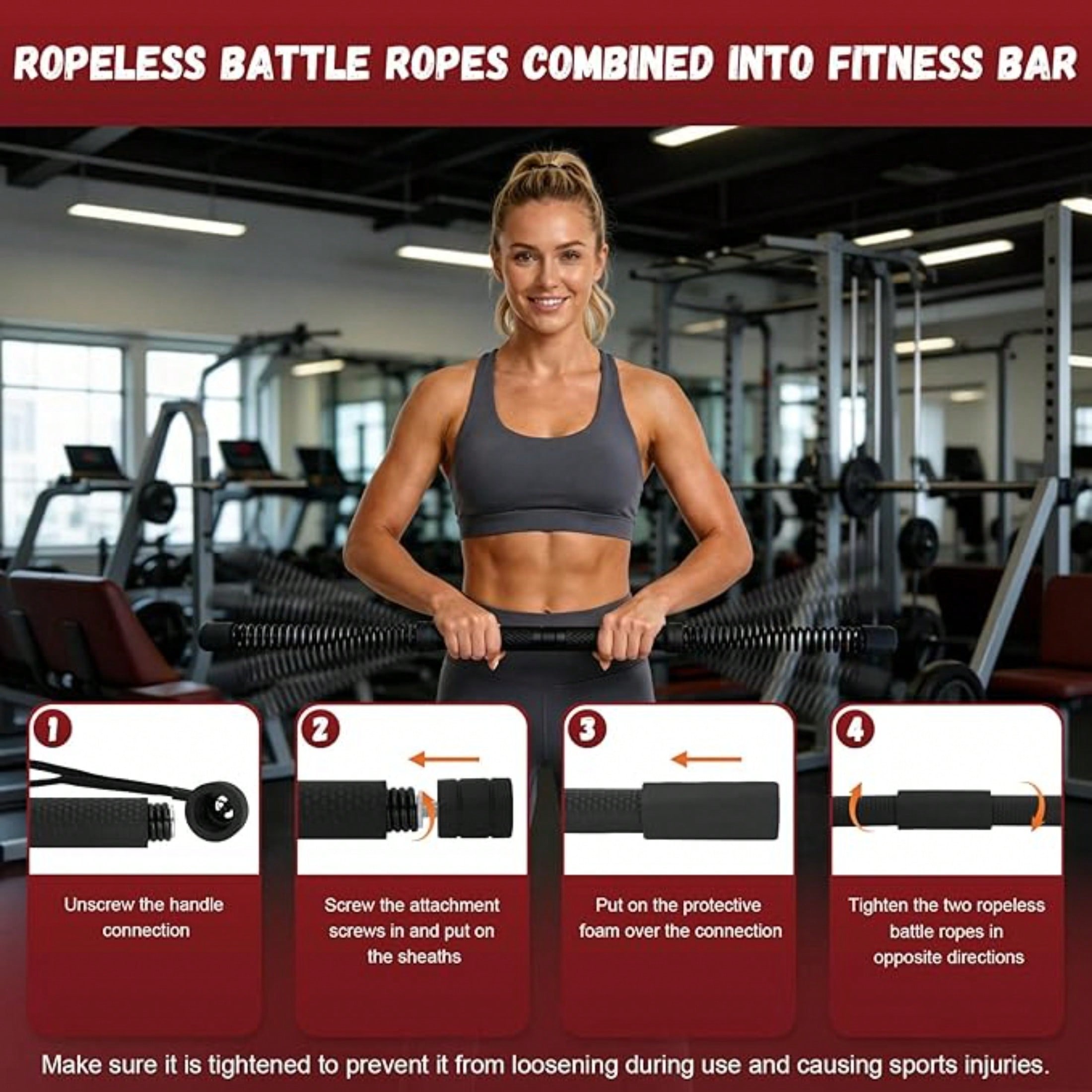 2-in-1 Verbessertes kabelloses – Crossfit Gym Bewertung und Preis