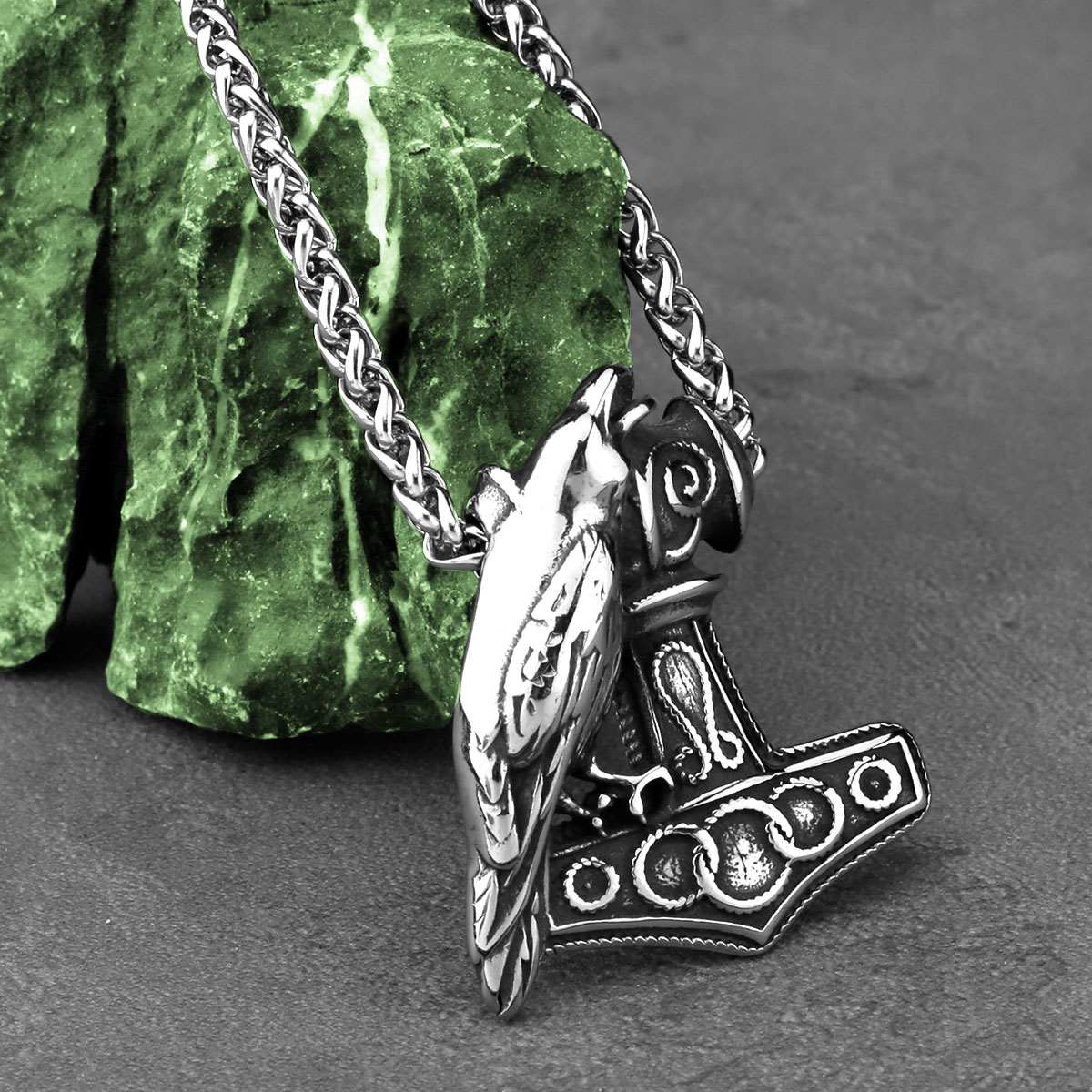 Nordic Odin Raven Thor Hammer  – Battle Rope Anchor Bewertung und Preis